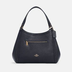 Blue Leather Coach Kristy Handbag
